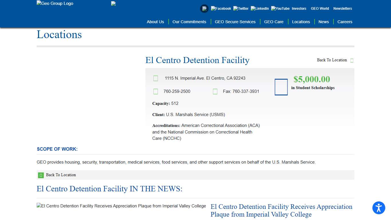 El Centro Detention Facility
